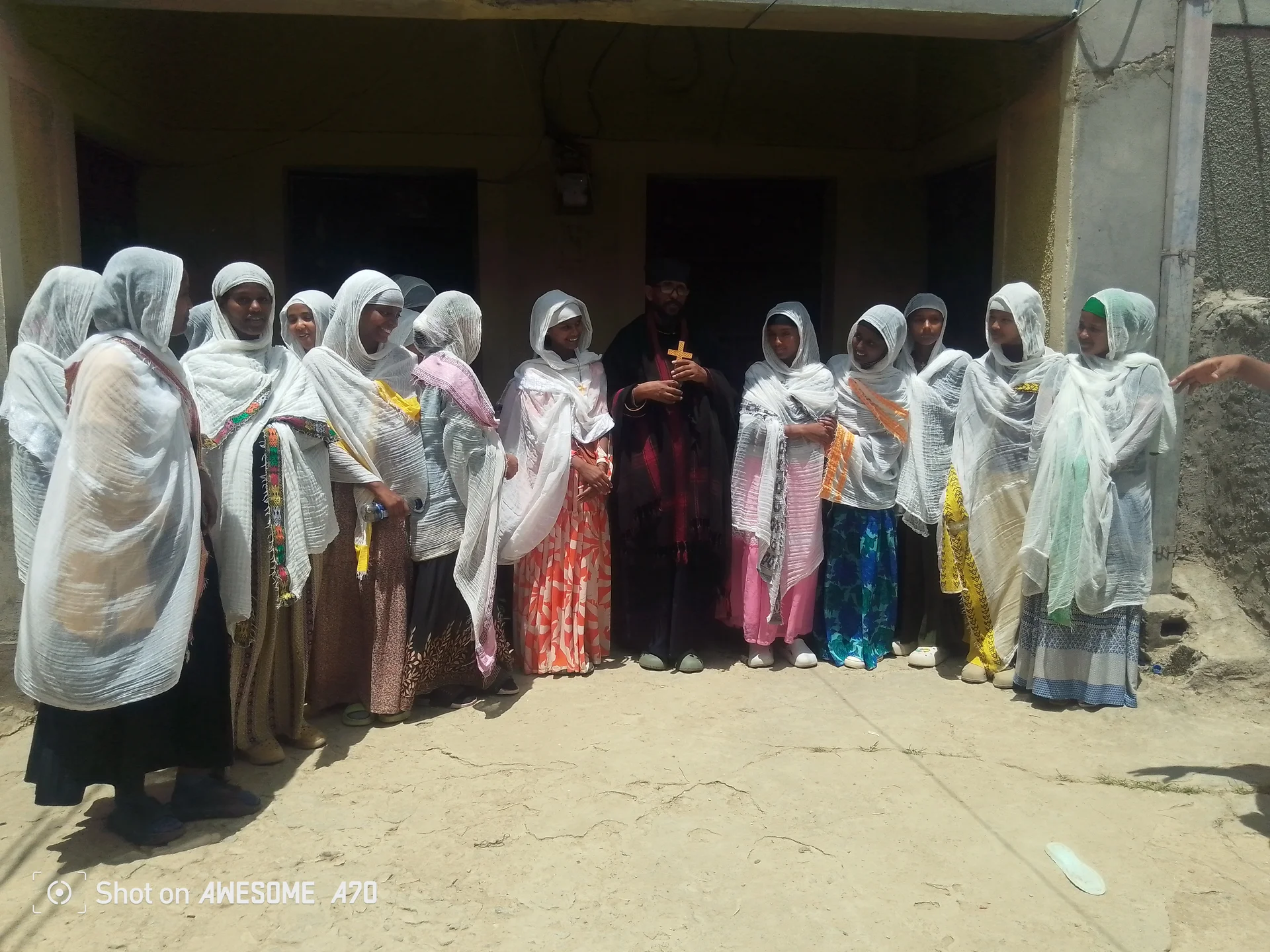 A food security meeting with local community elders and leadership.